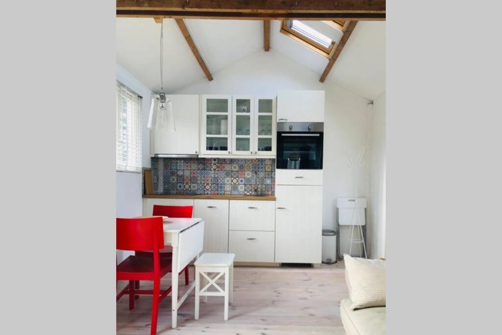 Tiny House In Tuin Van De Statige Villa Mariahof Дордрехт Екстериор снимка